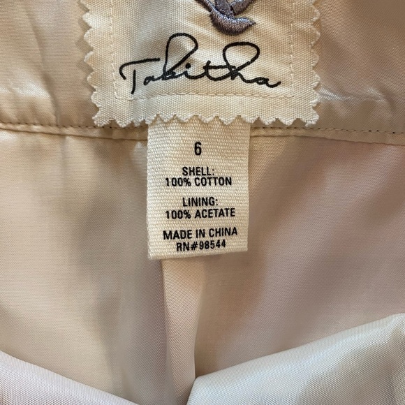 Anthropologie Tabitha Women’s Skirt Floral Spring Colorful Cotton Pockets size 6 - Picture 6 of 12